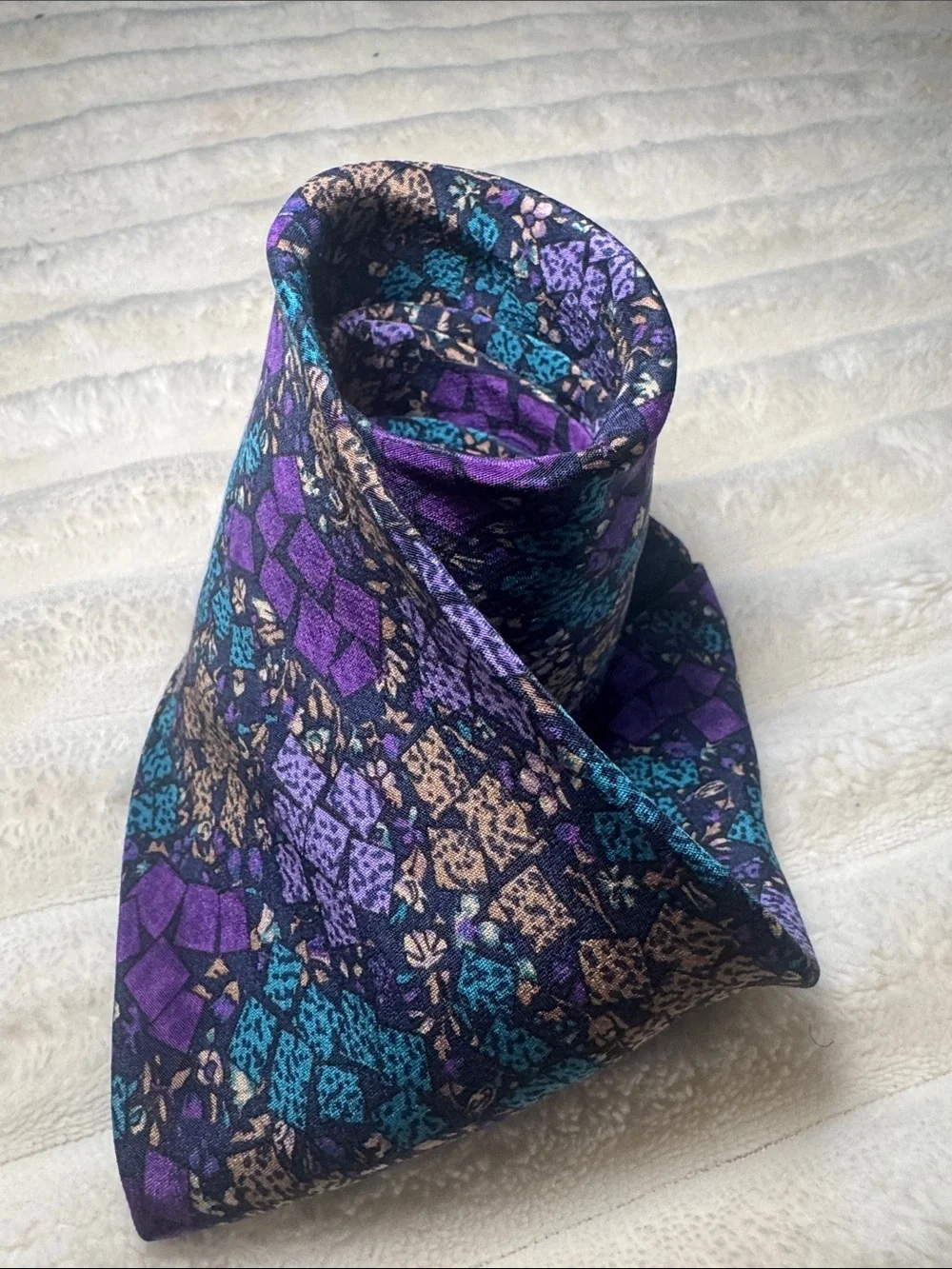 MISSONI Multicolor Silk Tie (formal, business, preppy)